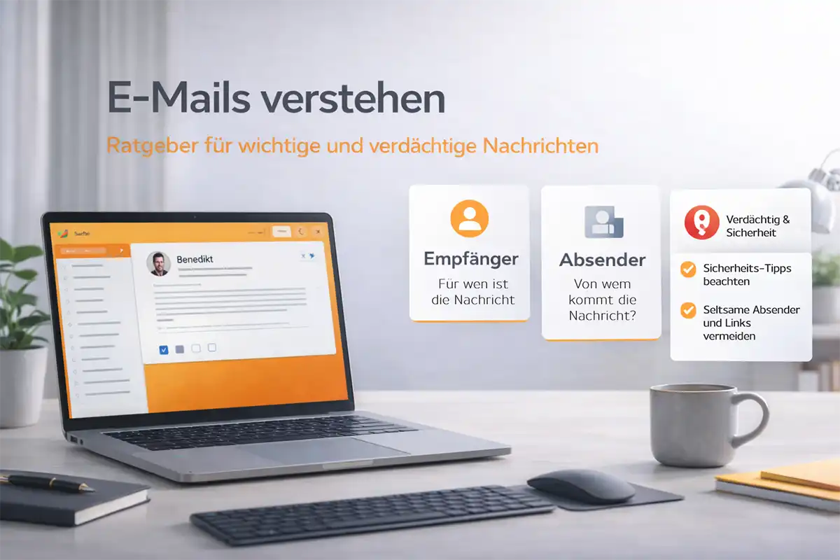 Ratgeber E Mails verstehen mit Prüfung verdächtiger Nachrichten